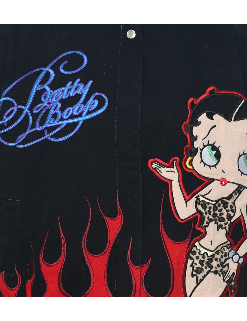 Betty Boop Embroidered Jacket - L