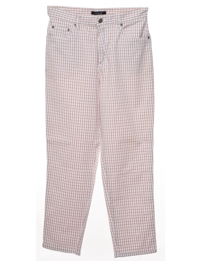 Bill Blass Checked Trousers - W30 L28