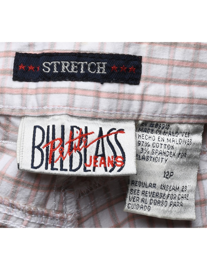 Bill Blass Checked Trousers - W30 L28