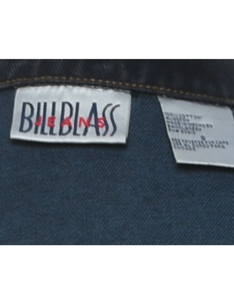 Bill Blass Dark Wash 1990 Denim Jacket - M