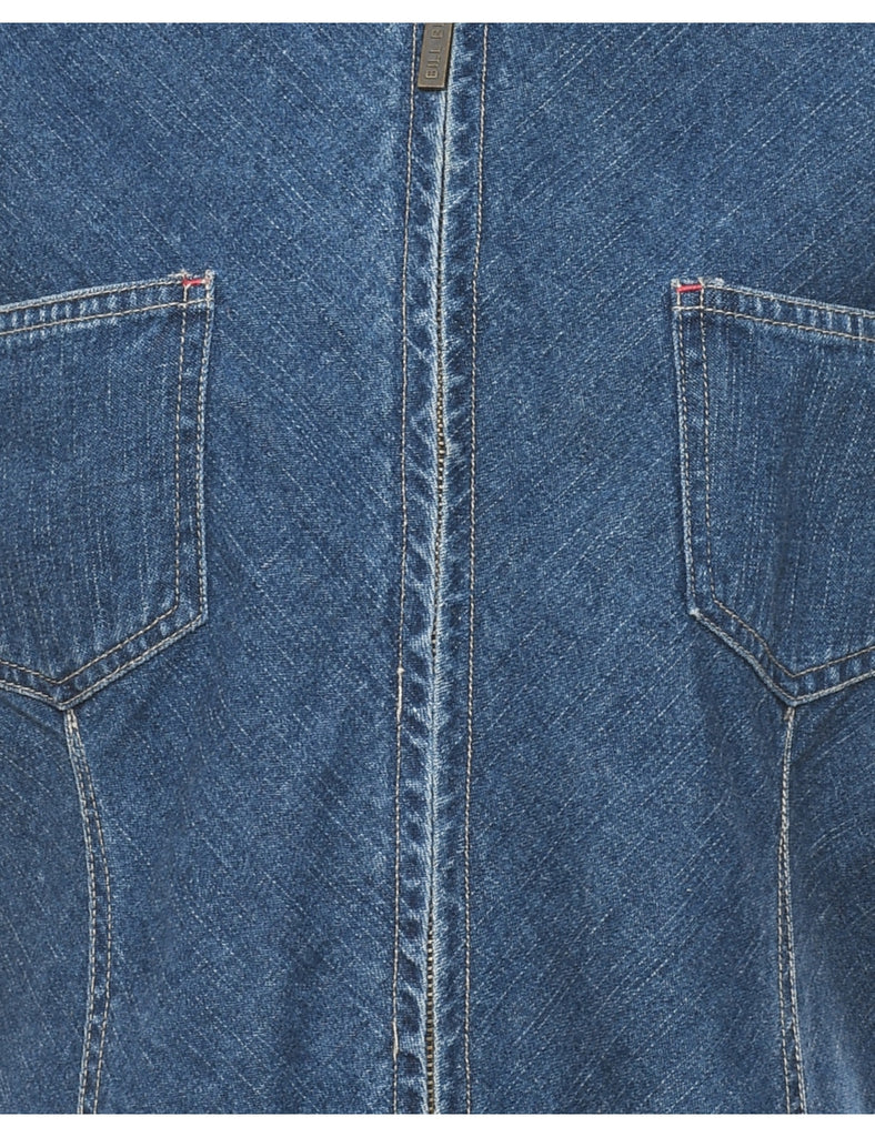 Bill Blass Denim Jacket Vest - L