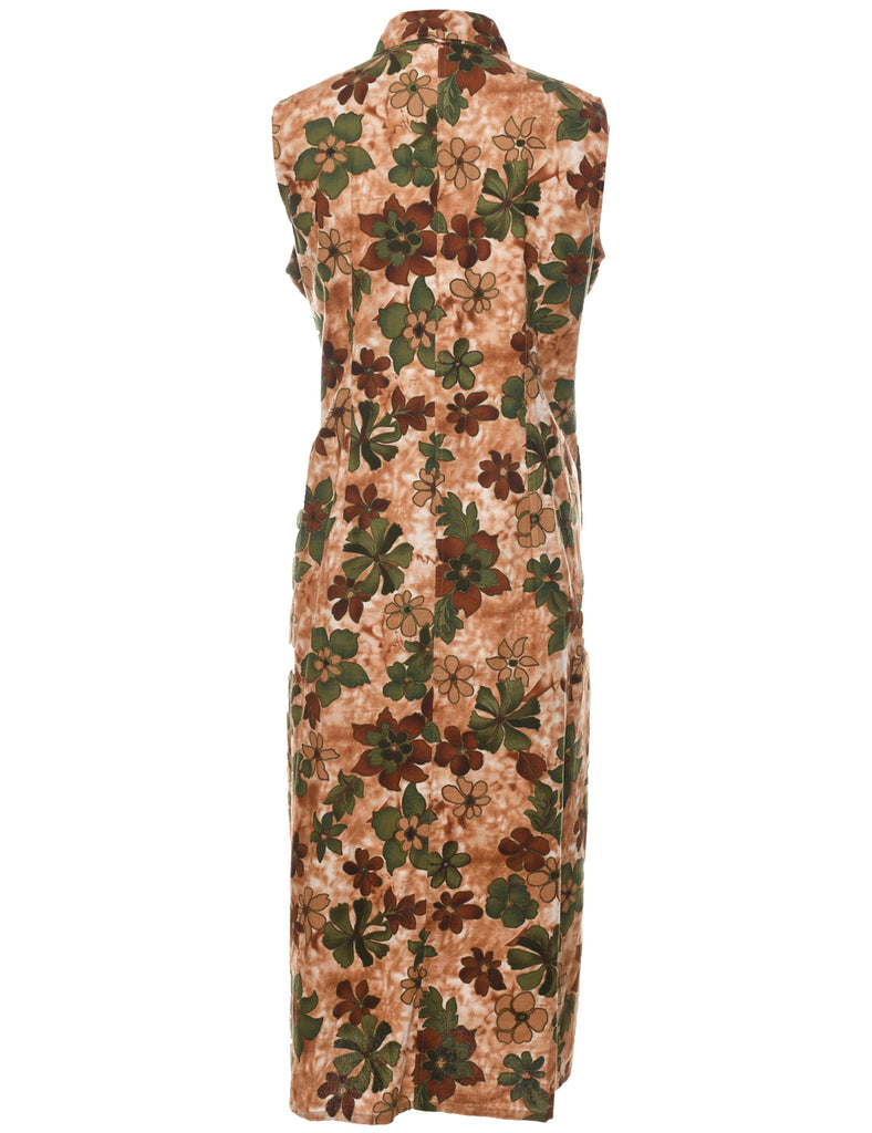 Bill Blass Floral Print Dress - XL