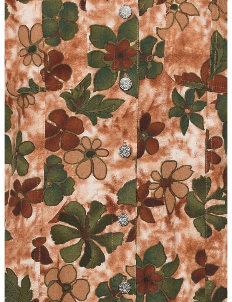Bill Blass Floral Print Dress - XL