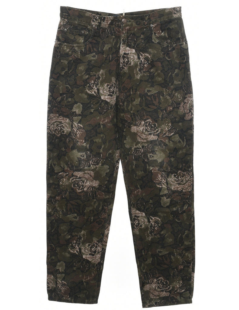 Bill Blass Floral Trousers - W33 L29