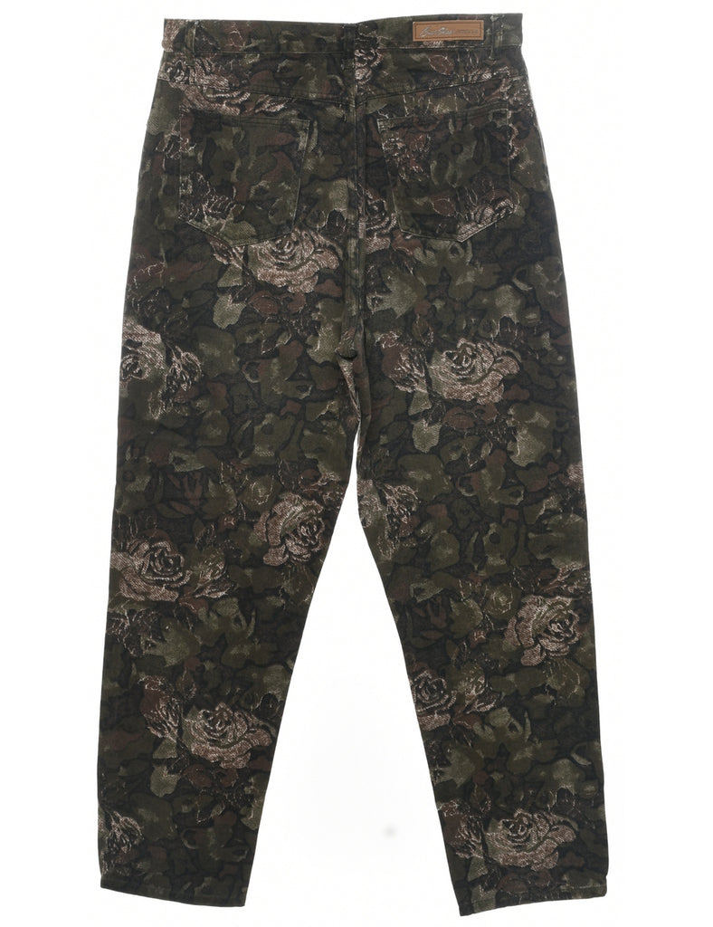 Bill Blass Floral Trousers - W33 L29