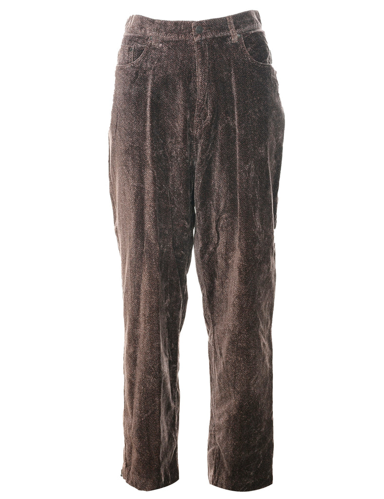 Bill Blass Velvet Trousers - W30 L29