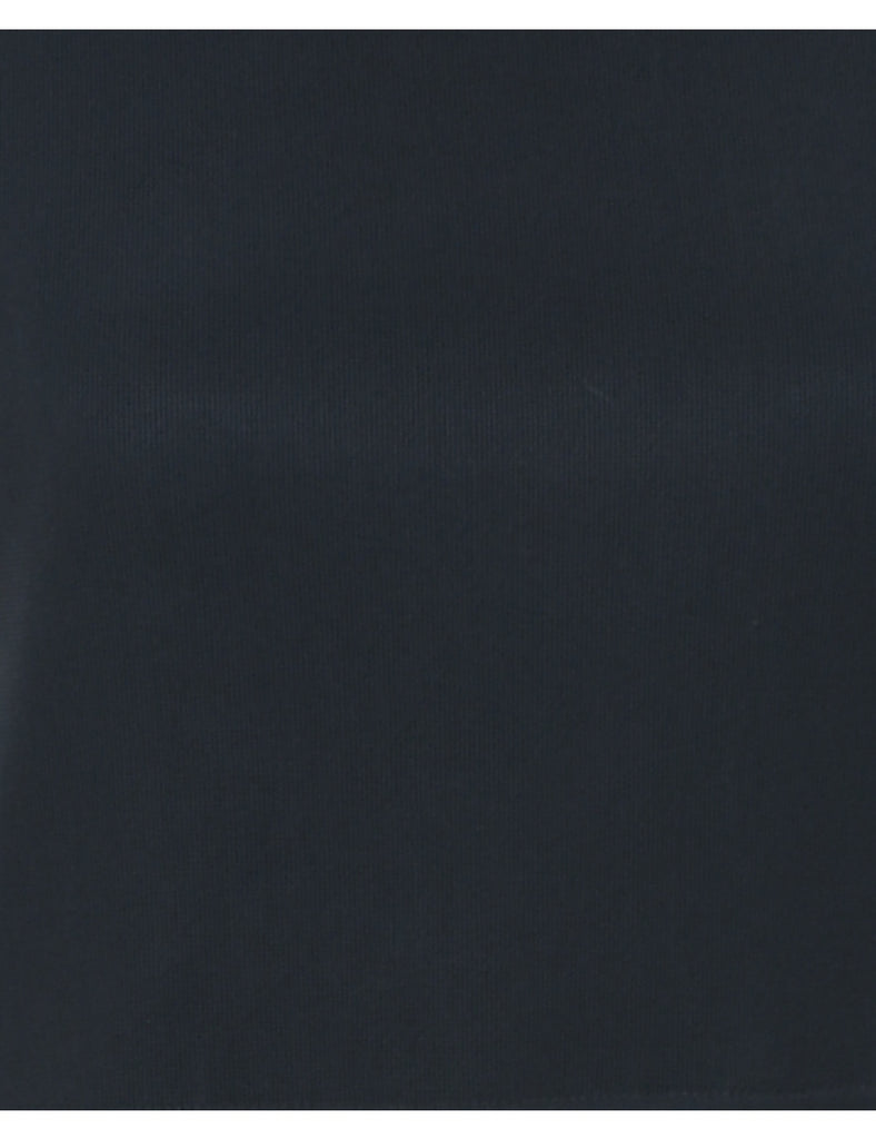 Black 1990s Mesh Mini Dress - M