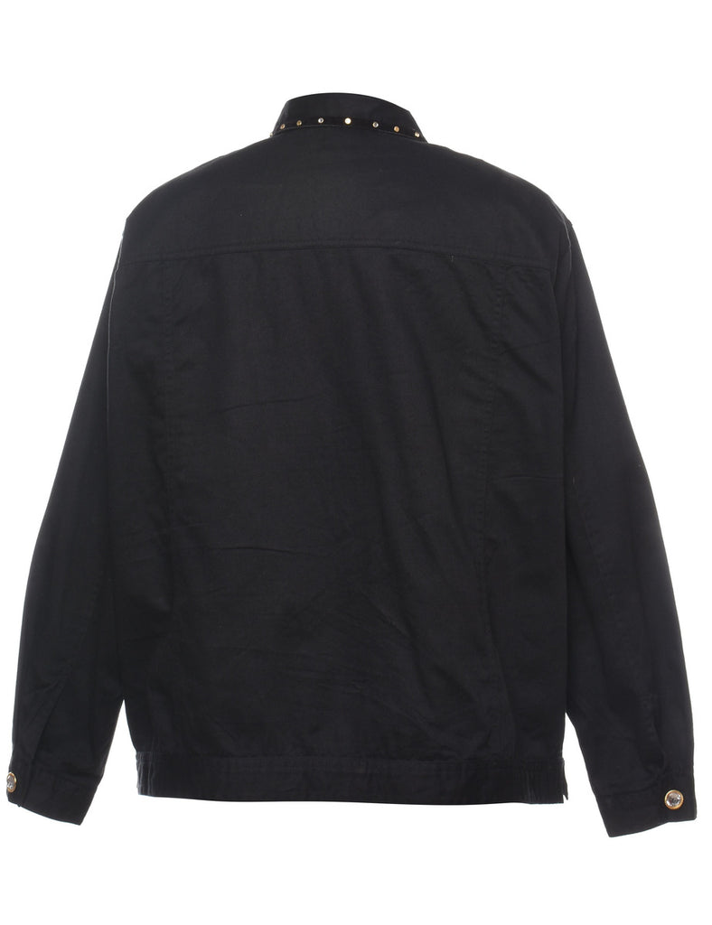 Black 1990s Sparkly Jacket  - M
