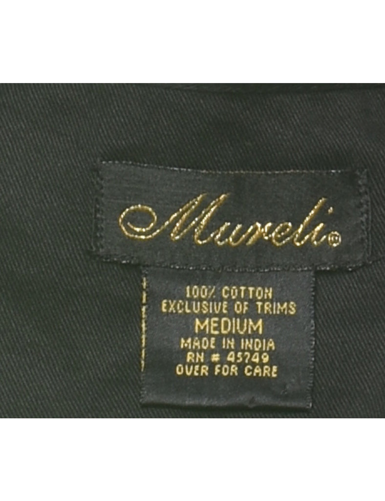 Black 1990s Sparkly Jacket  - M