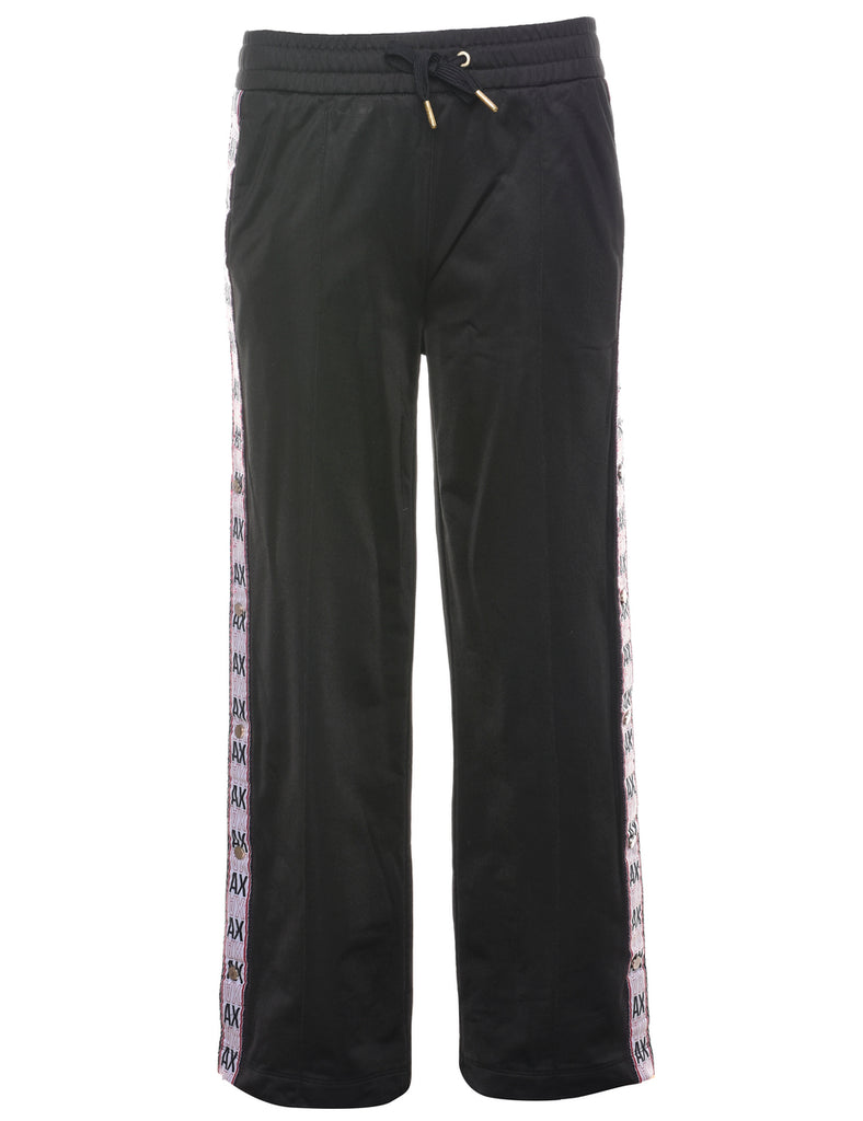 Black Armani Exchange Track Pants - W26 L27