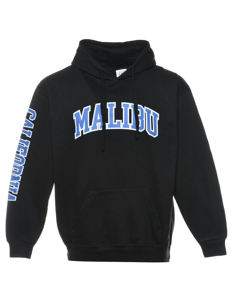 Black & Blue Malibu Hoodie - L