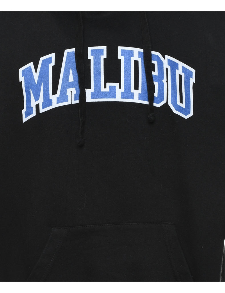 Black & Blue Malibu Hoodie - L