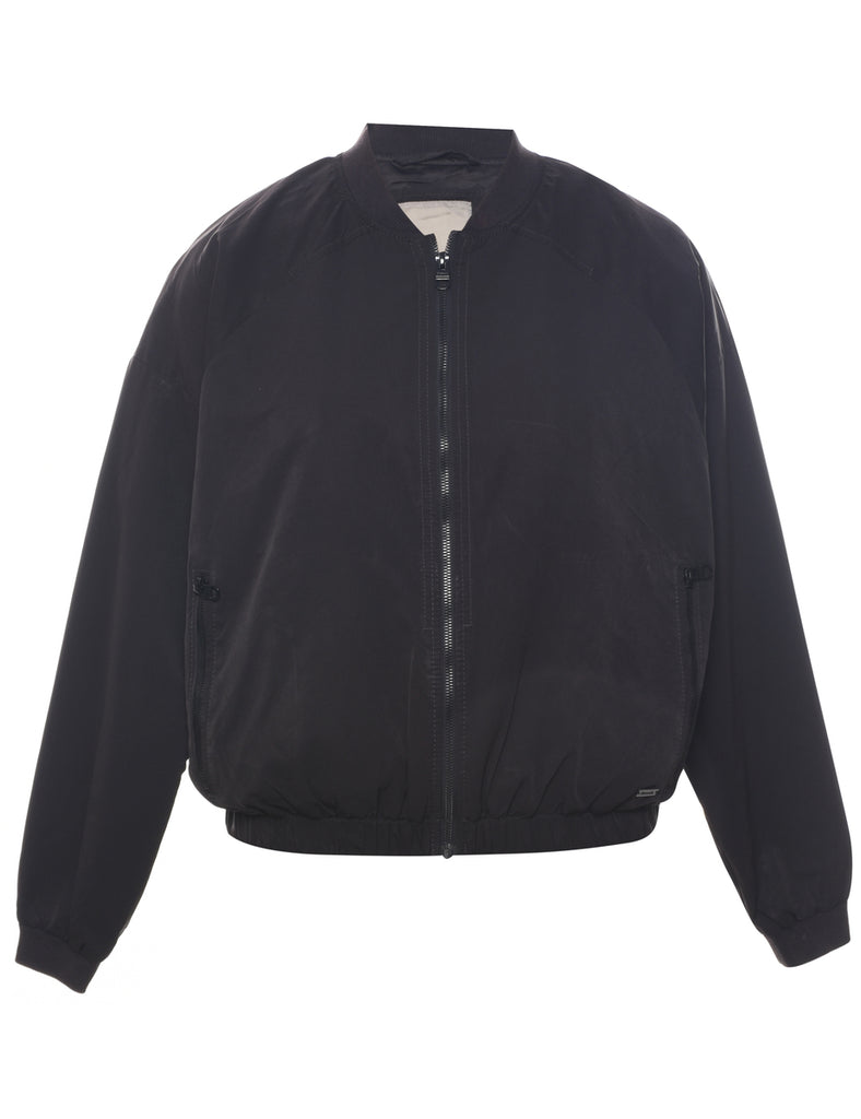 Black Bomber Jacket - L