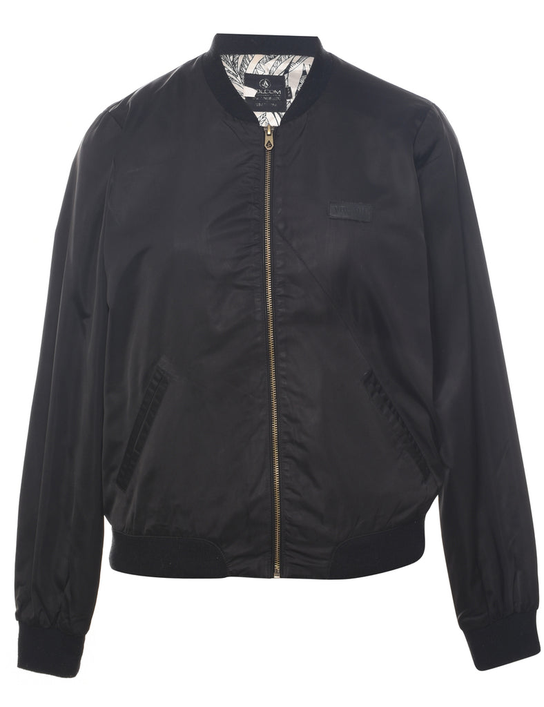 Black Bomber Jacket - M
