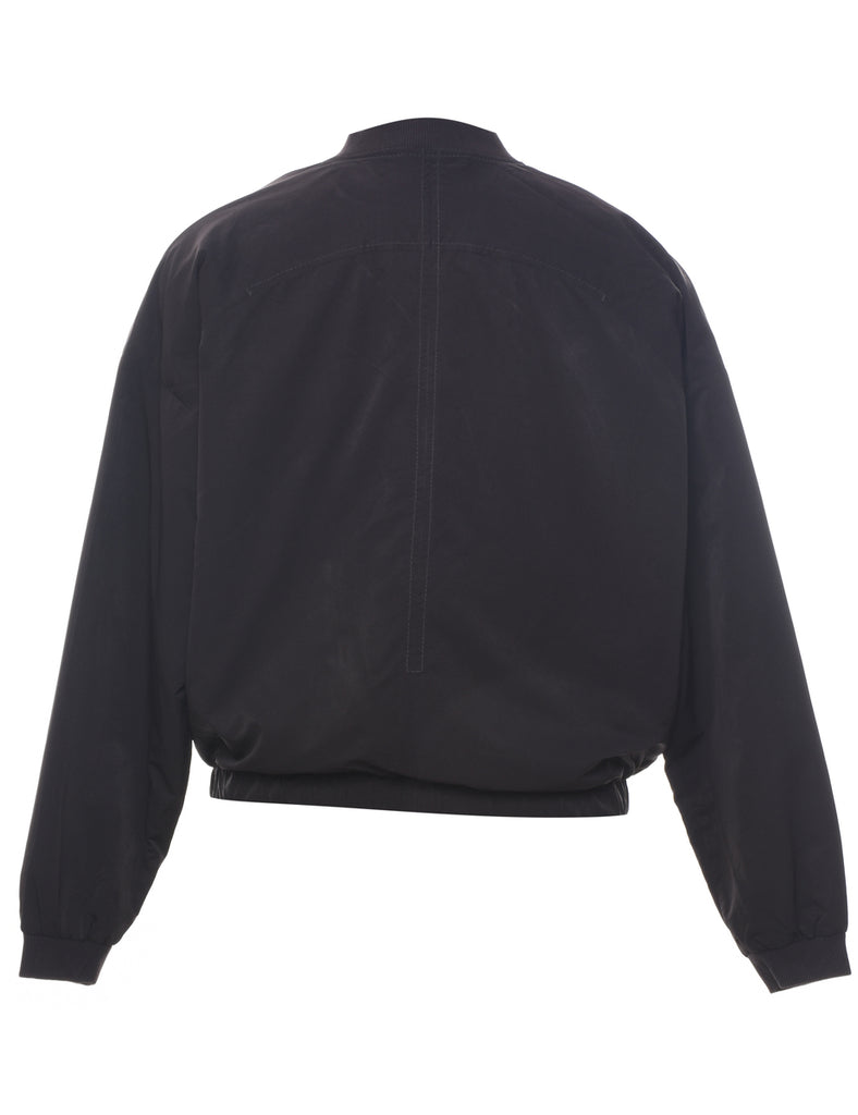 Black Bomber Jacket - L