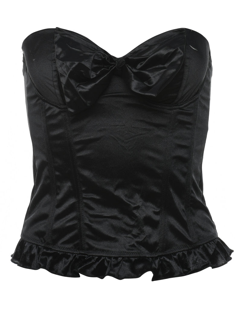 Black Bow details Corset - S