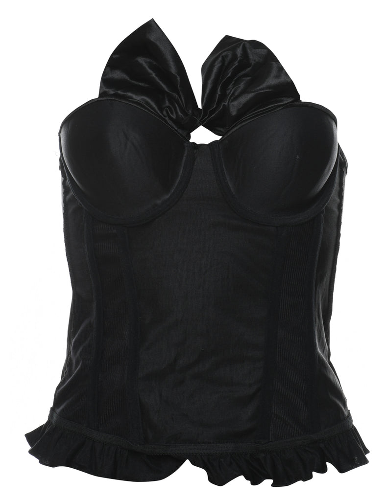 Black Bow details Corset - S