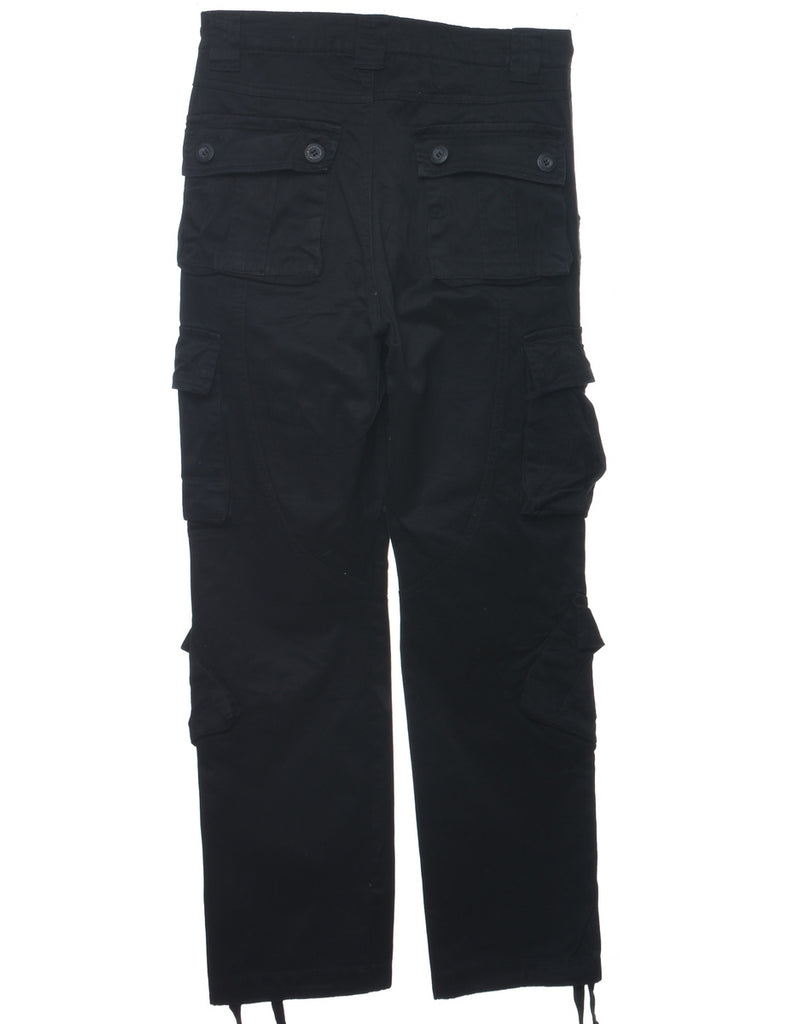 Black Cargo Pants - W30 L30