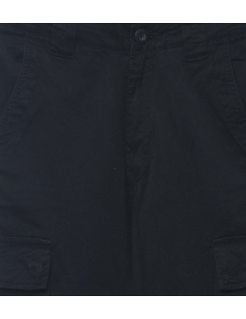 Black Cargo Pants - W30 L30