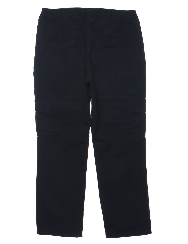 Black Cargo Trousers - W32 L30