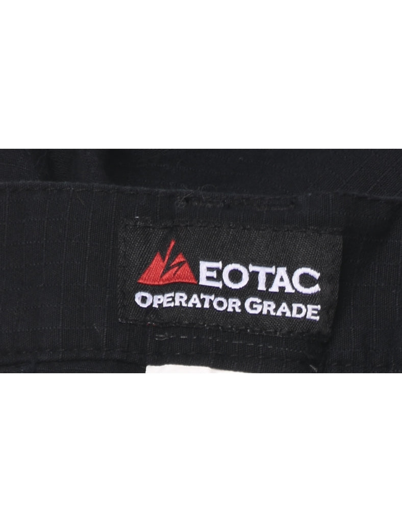 Black Cargo Trousers - W32 L30