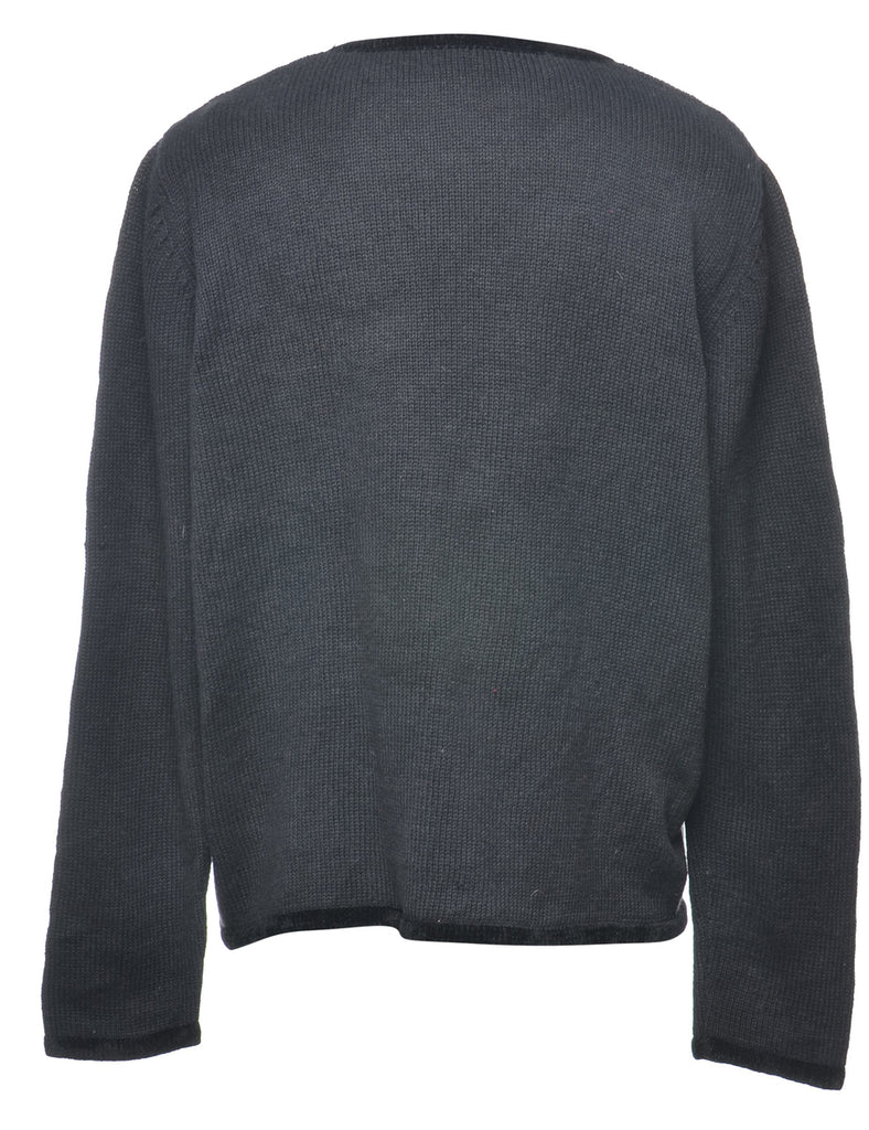 Black Christmas Jumper - M