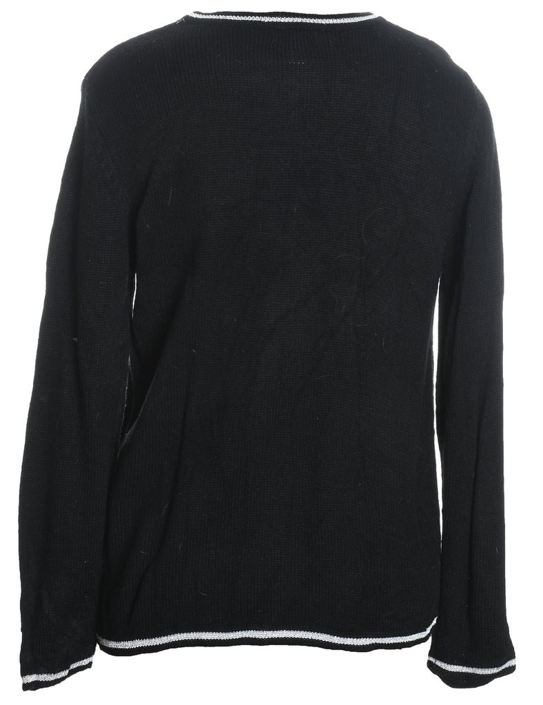 Black Christmas Jumper - M