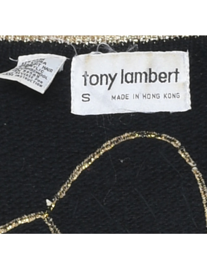 Black Christmas Jumper - S