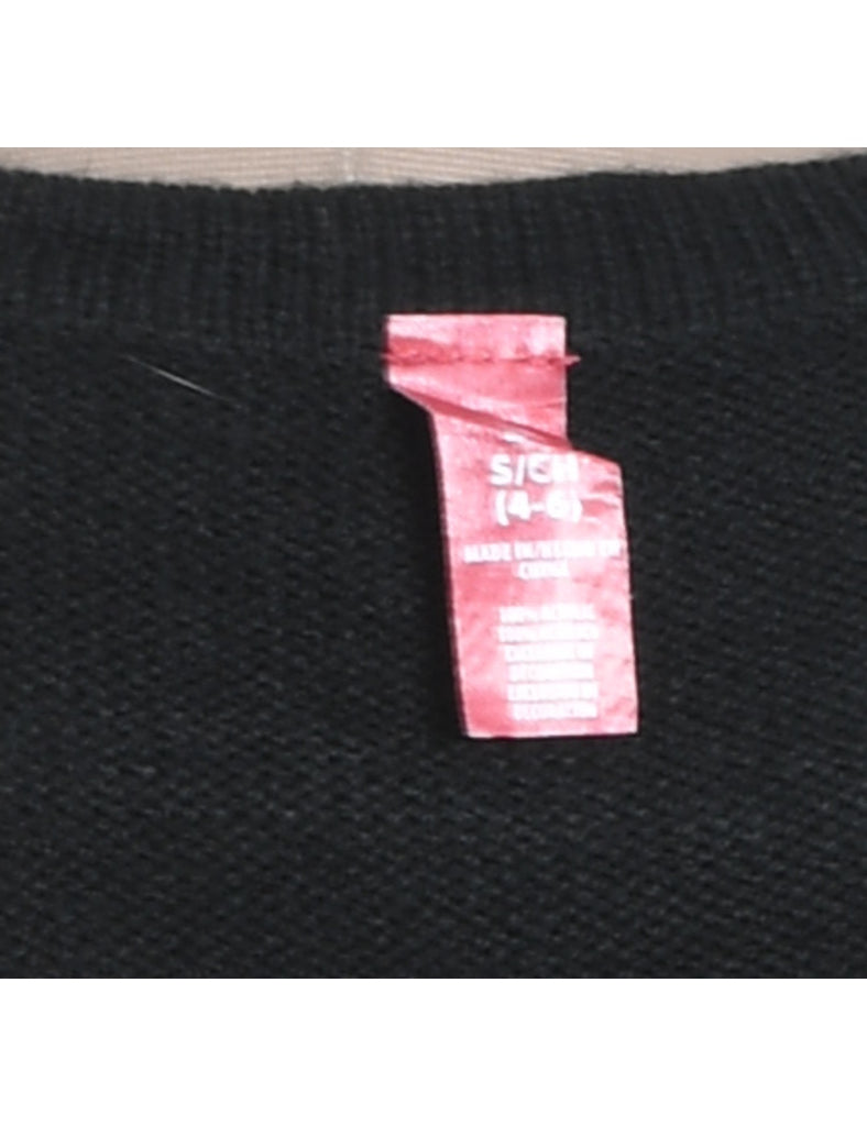 Black Christmas Jumper - S