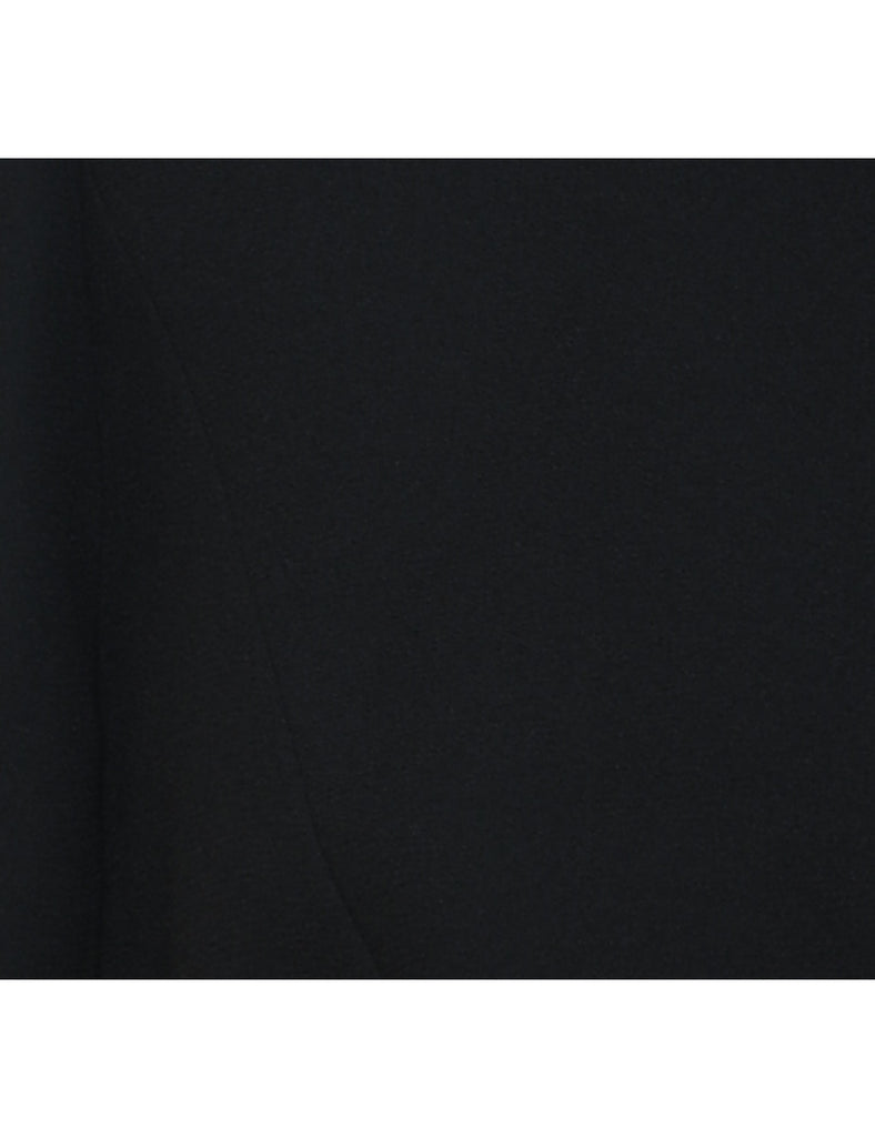Black Classic Cropped Jacket - L