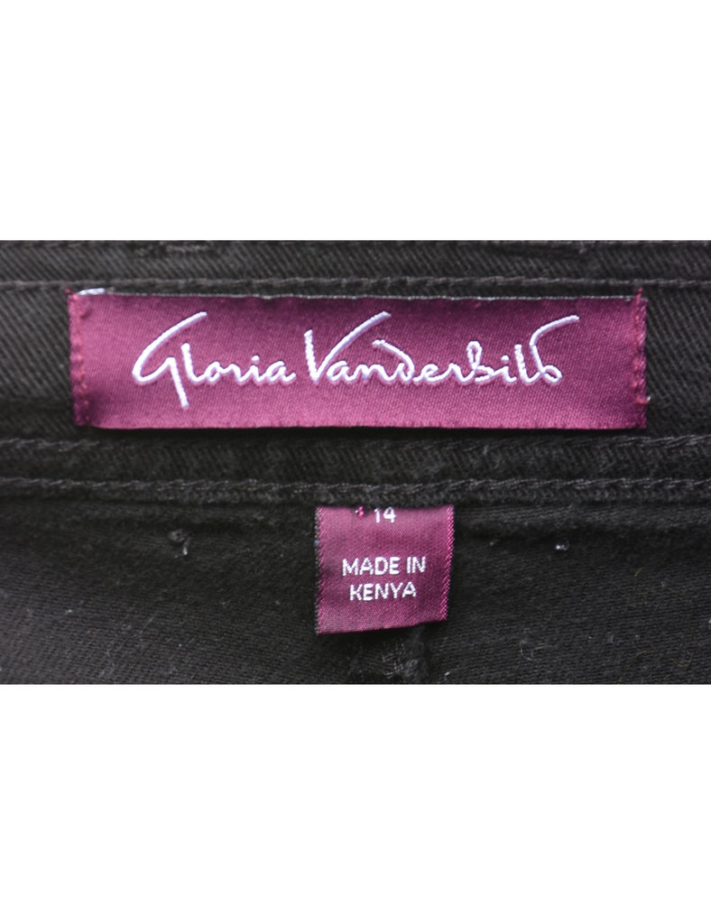 Black Classic Mid-Rise Jeans - W34 L30
