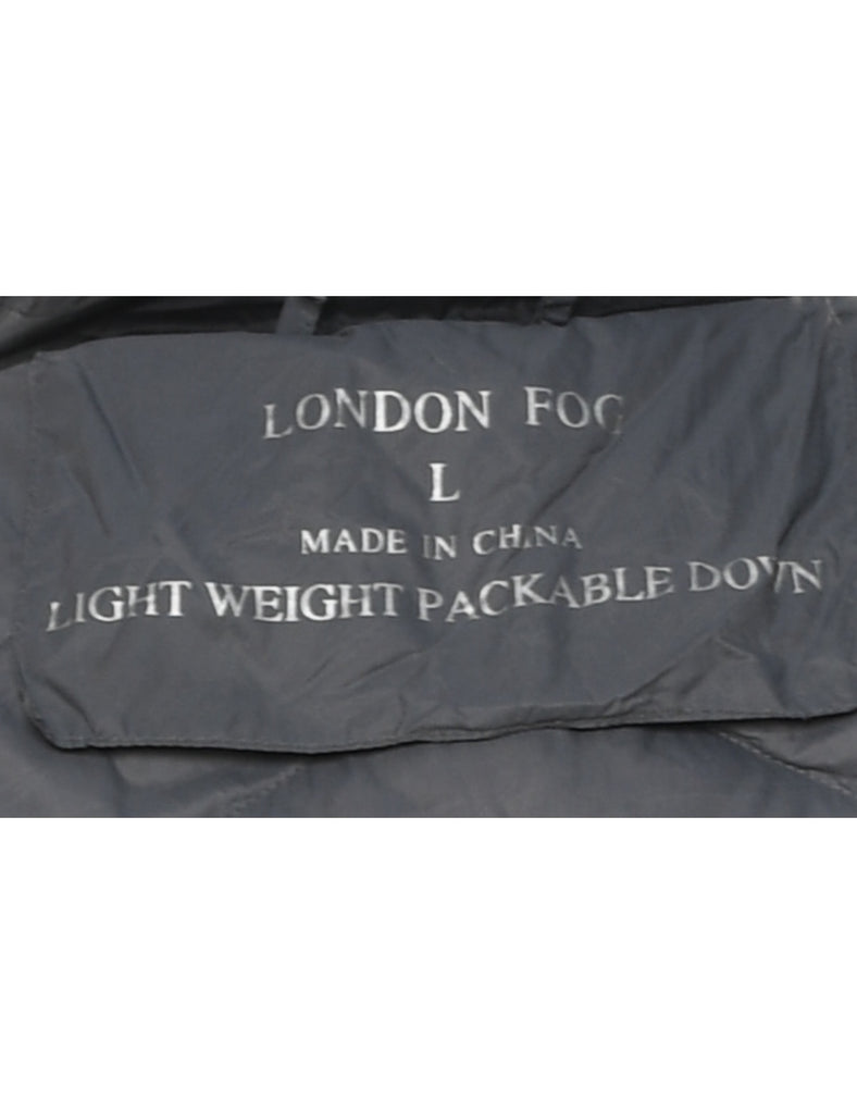 Black Classic Puffer Jacket - L