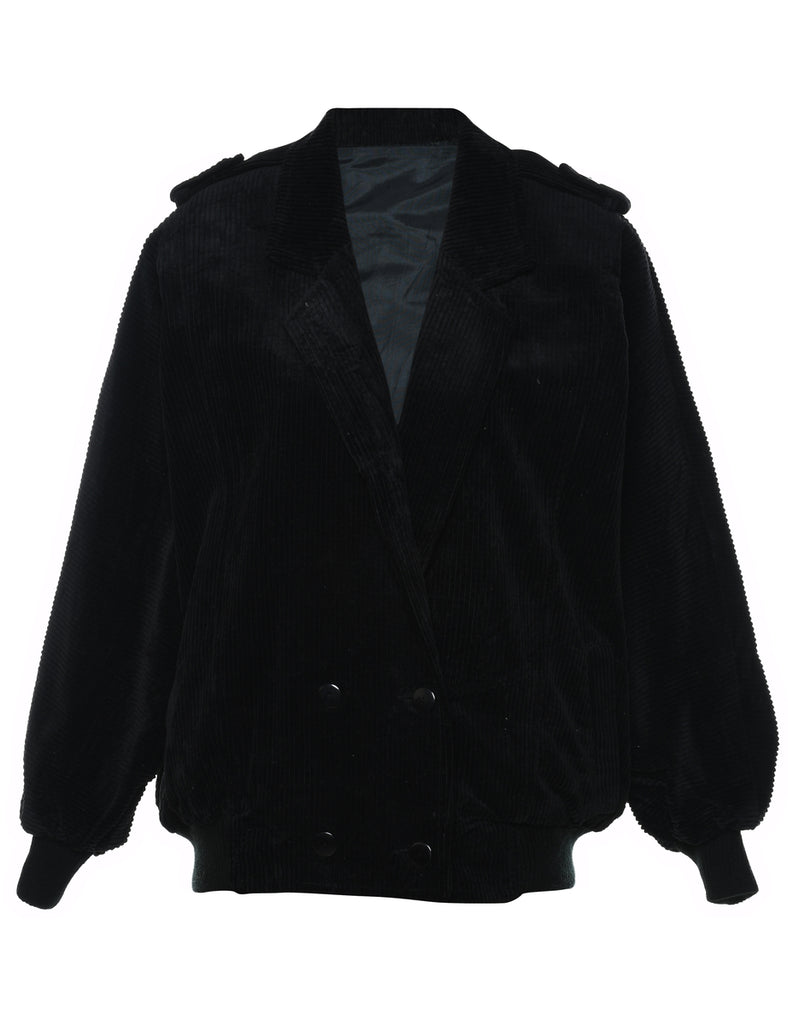 Black Corduroy Jacket - L