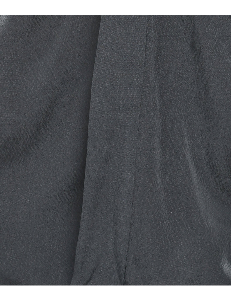 Black Cropped Kimono - L