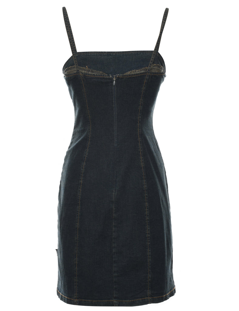 Black Denim Dress - S