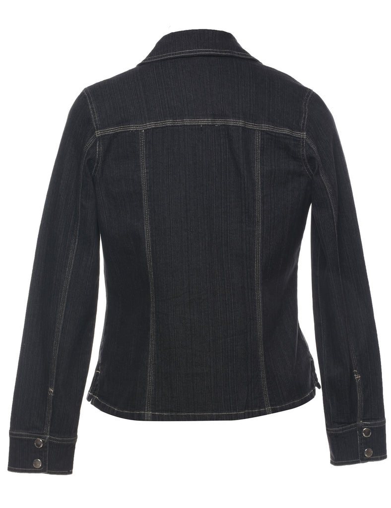 Black Denim Jacket - M