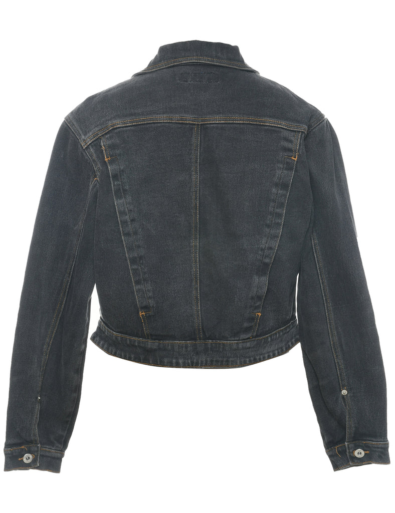 Black Denim Jacket - S