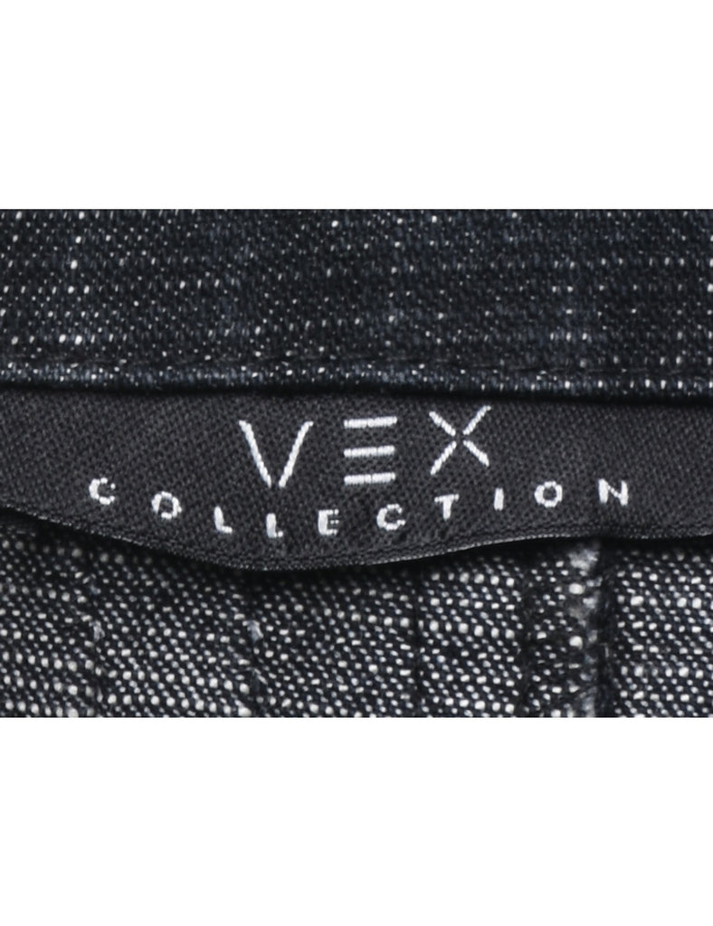 Black Denim Jacket - XS