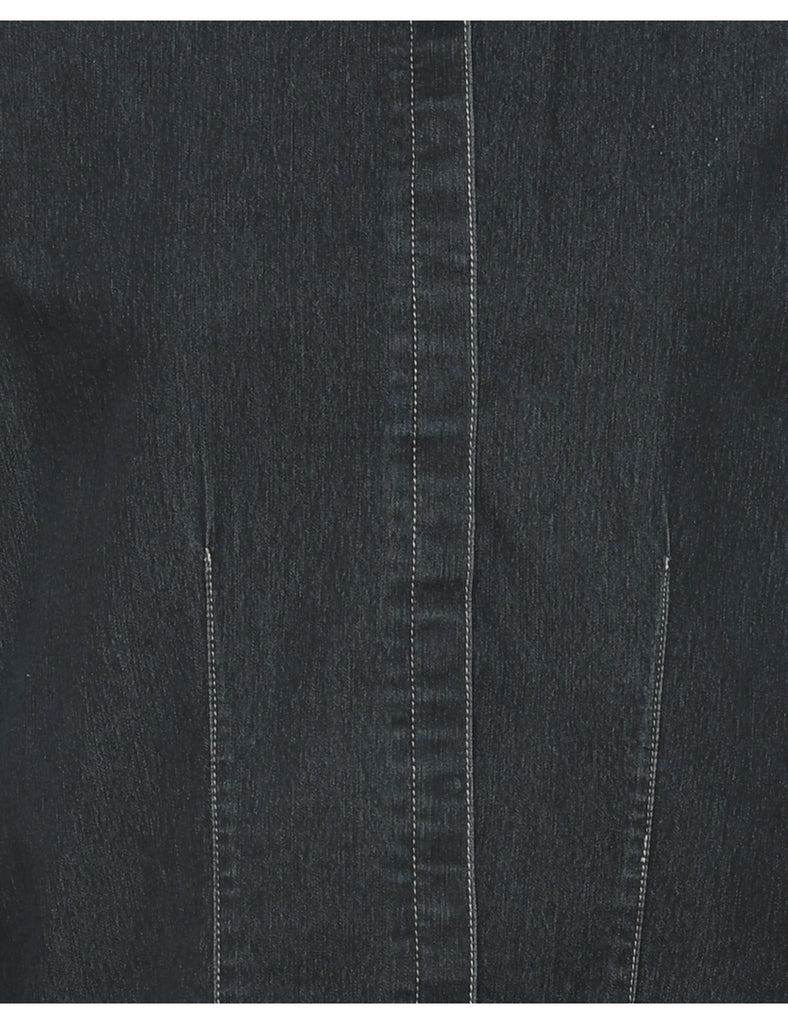 Black Denim Shirt - L