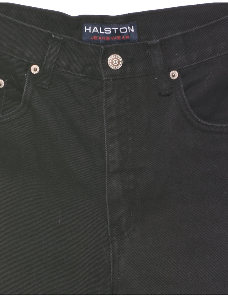 Black Denim Shorts - W28 L4