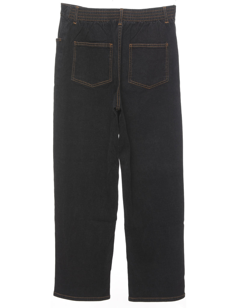 Black Denim Trousers - W31 L28