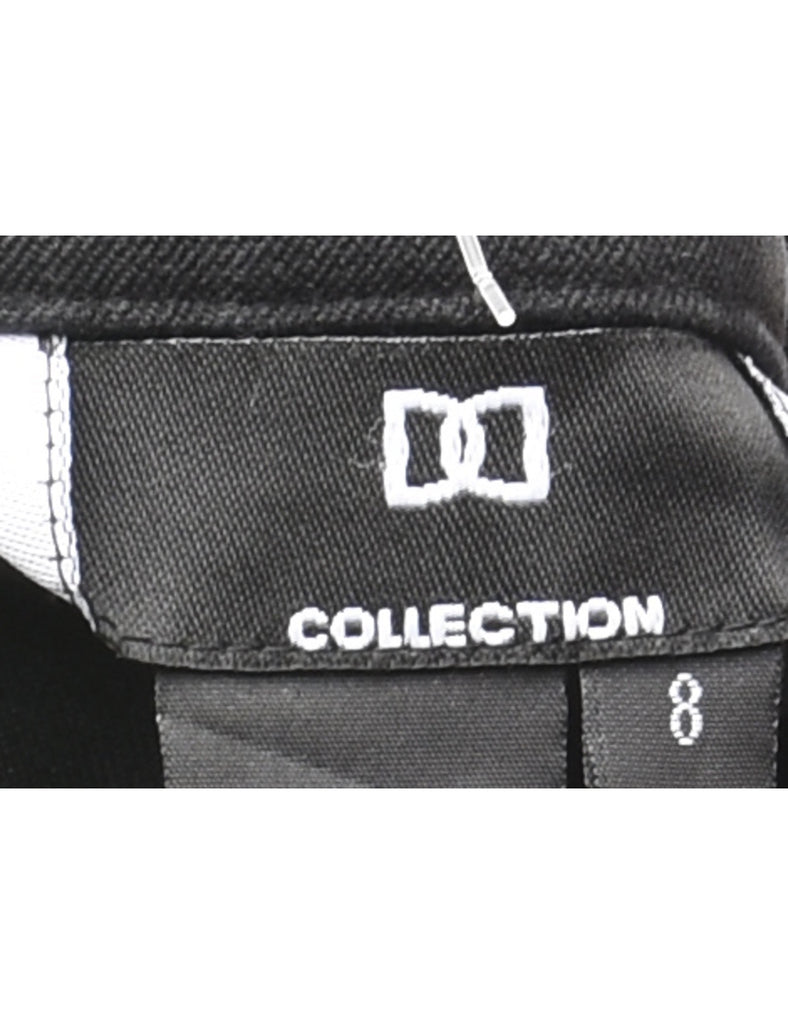 Black Diamonte Detail Jeans - W32 L32