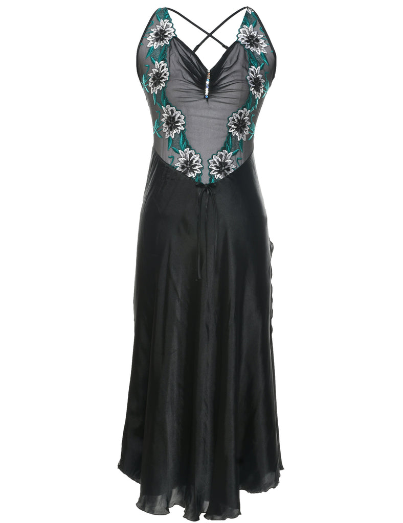 Black Dressing Gown - S
