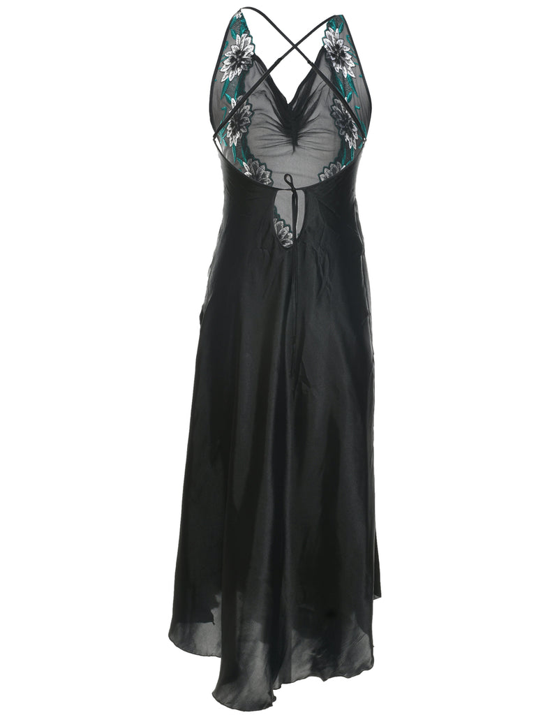 Black Dressing Gown - S