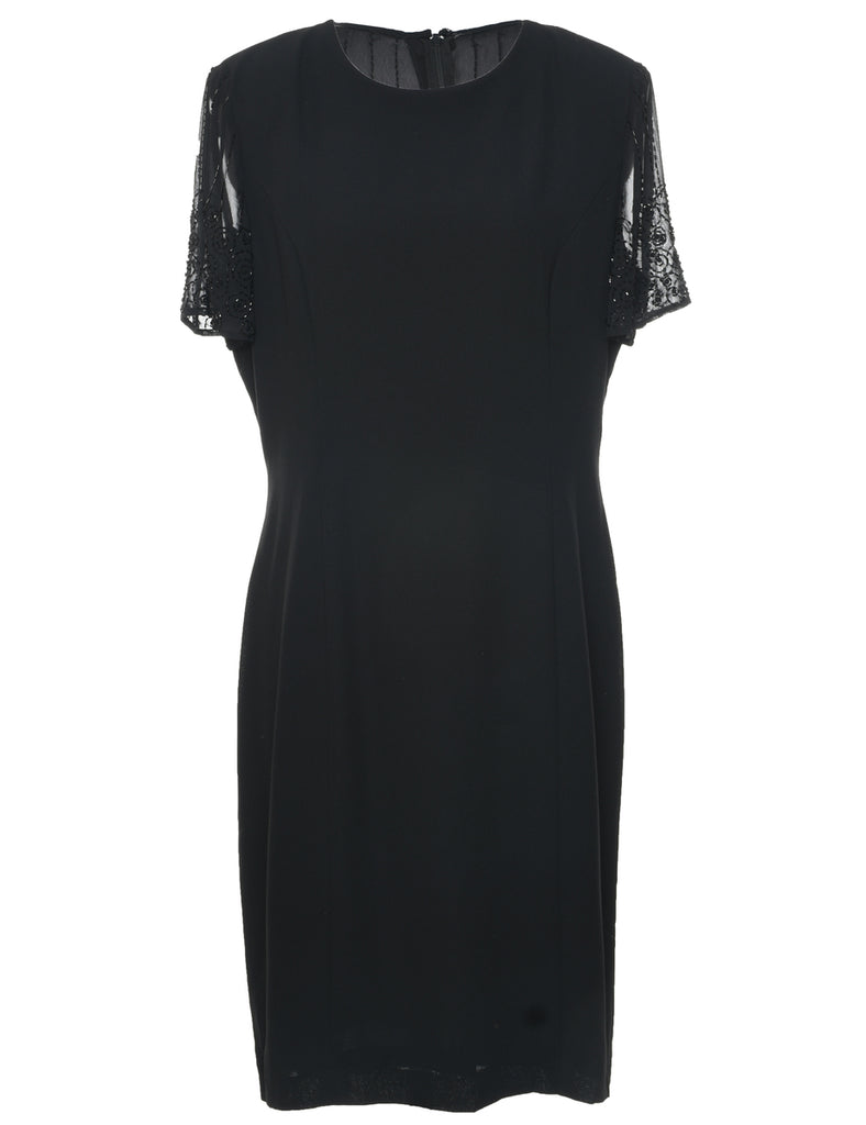 Black Evening Dress - L