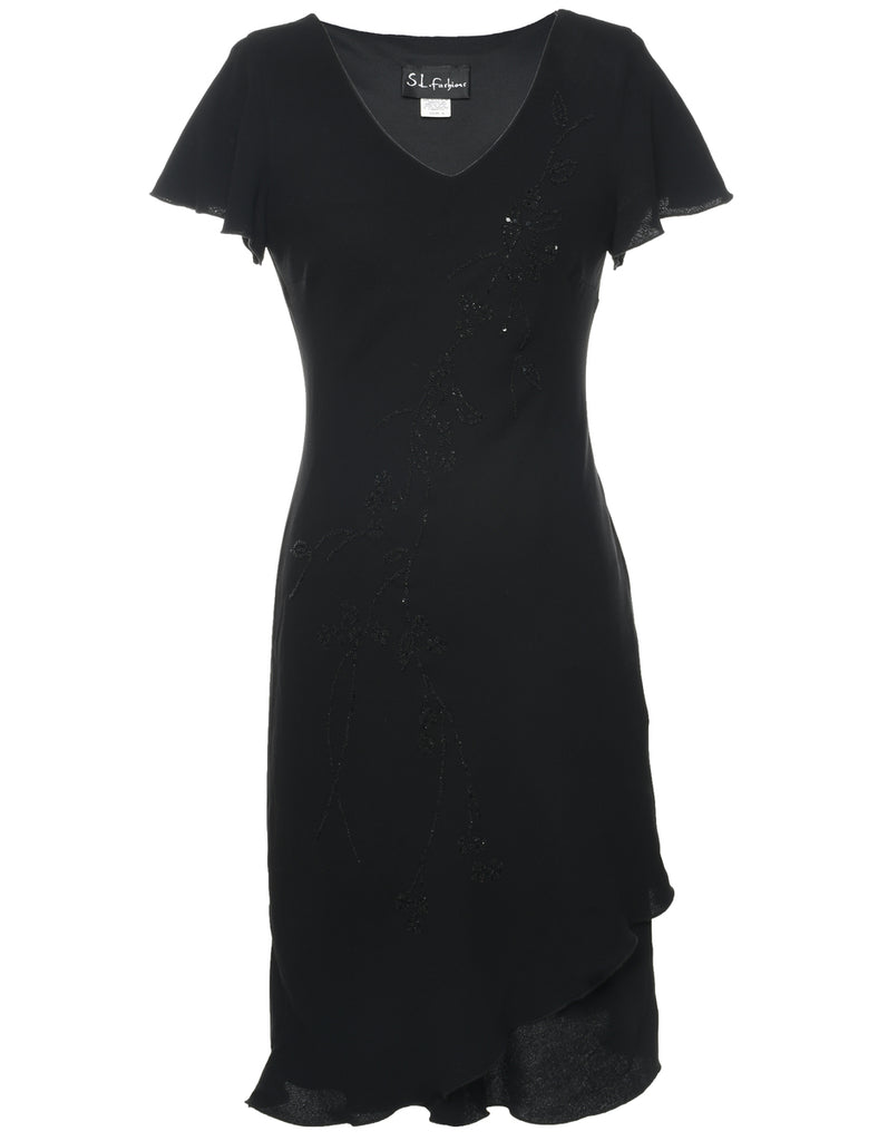 Black Evening Dress - S