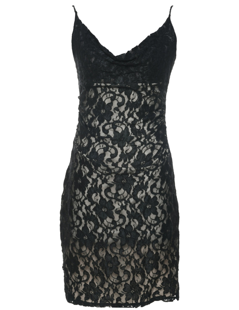 Black Evening Dress - S