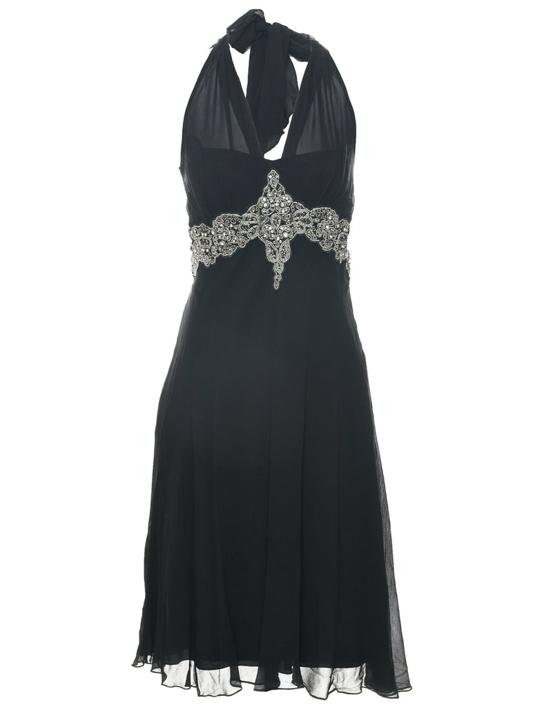 Black Evening Dress - S