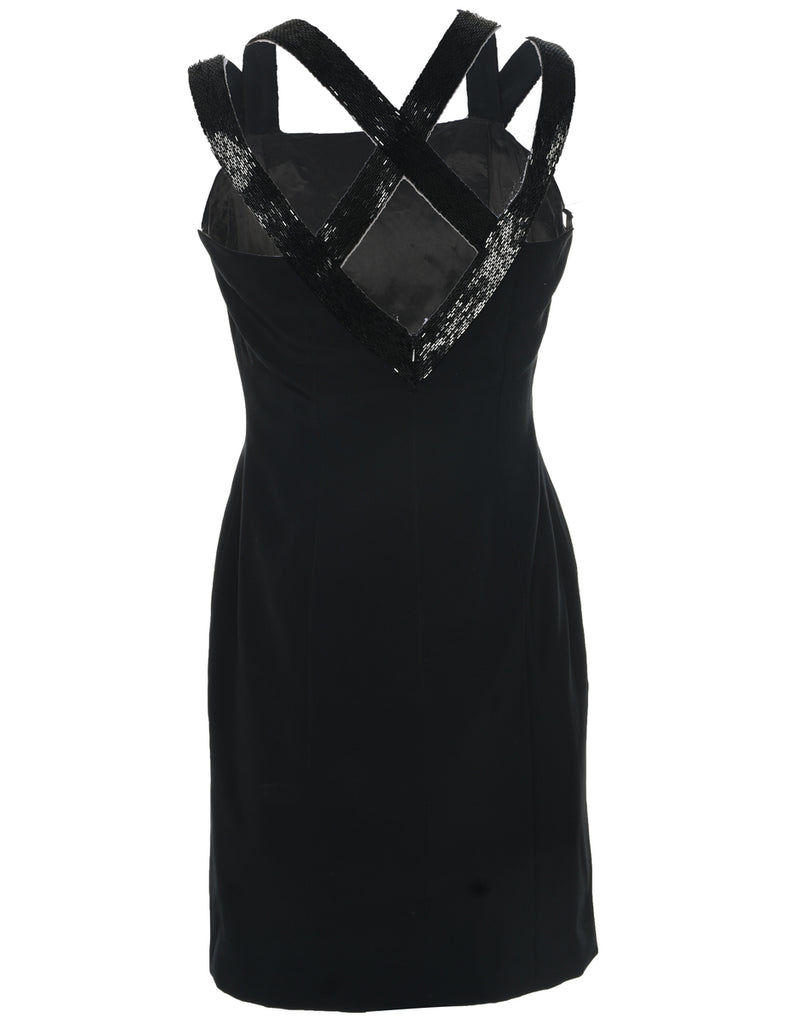 Black Evening Dress - S