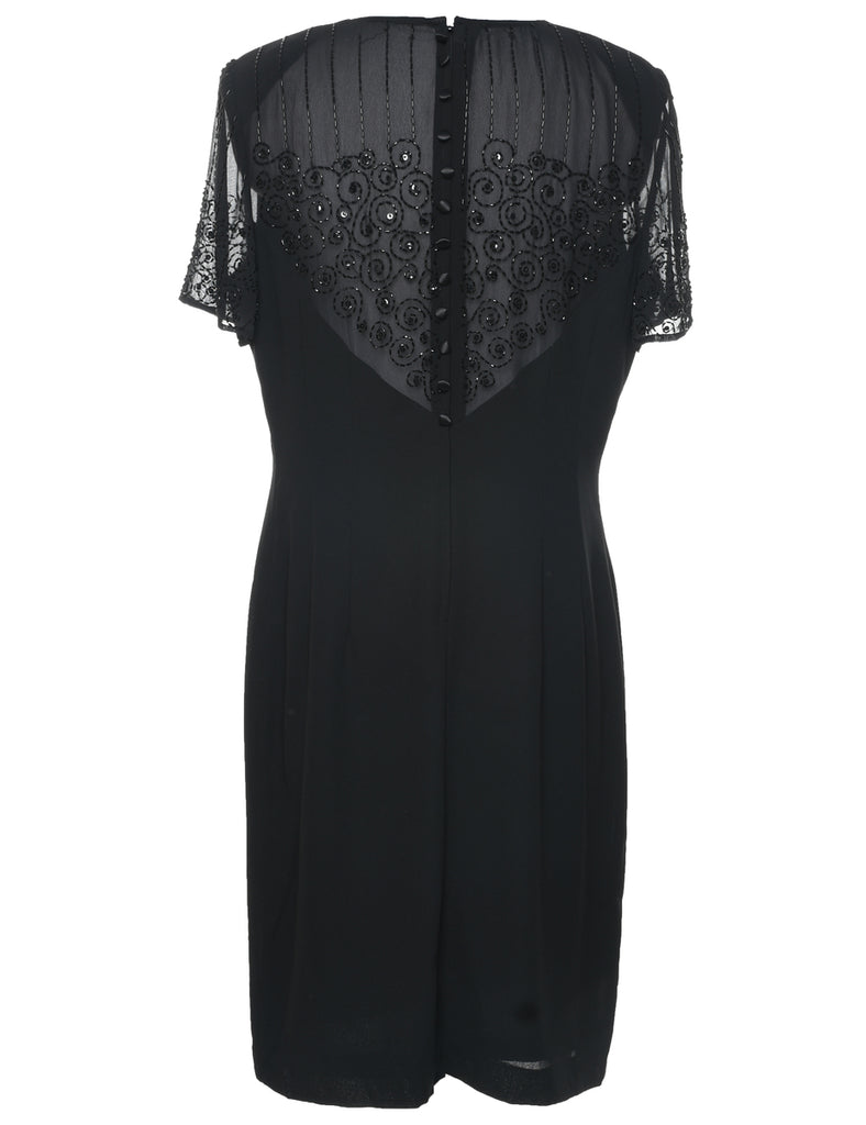 Black Evening Dress - L